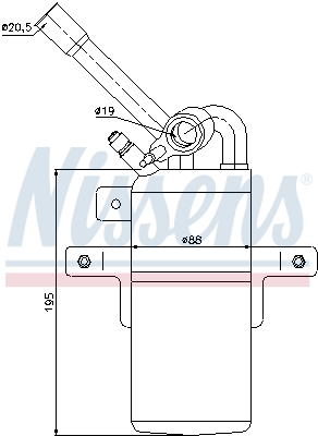 NISSENS 95331 изсушител,...