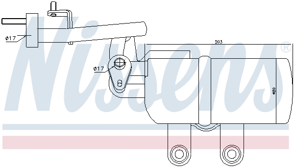 NISSENS 95332 изсушител,...