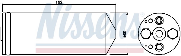 NISSENS 95345 изсушител,...