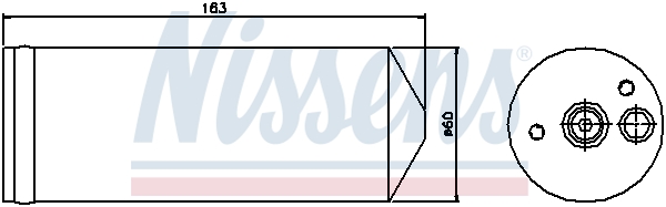 NISSENS 95362 изсушител,...