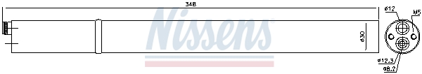 NISSENS 95366 изсушител,...