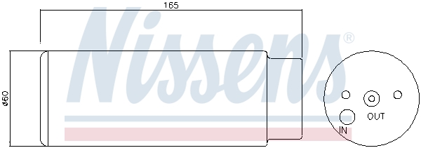 NISSENS 95380 изсушител,...