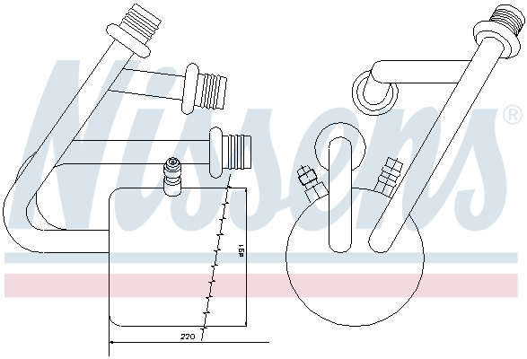 NISSENS 95394 Essiccatore,...