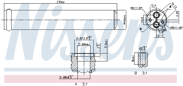 NISSENS 95406 изсушител,...