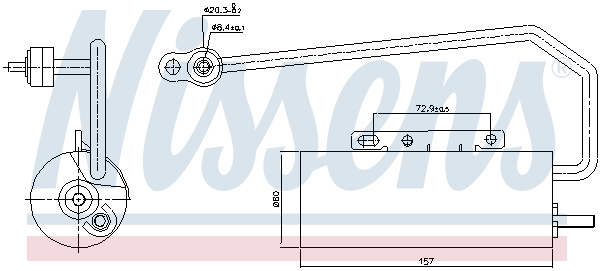 NISSENS 95409 изсушител,...