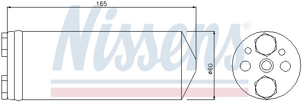 NISSENS 95425 изсушител,...