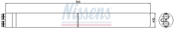 NISSENS 95443 Essiccatore,...