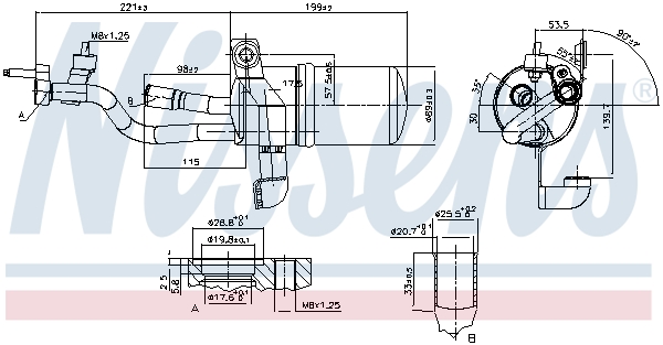 NISSENS 95449 изсушител,...