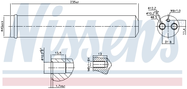 NISSENS 95452 изсушител,...