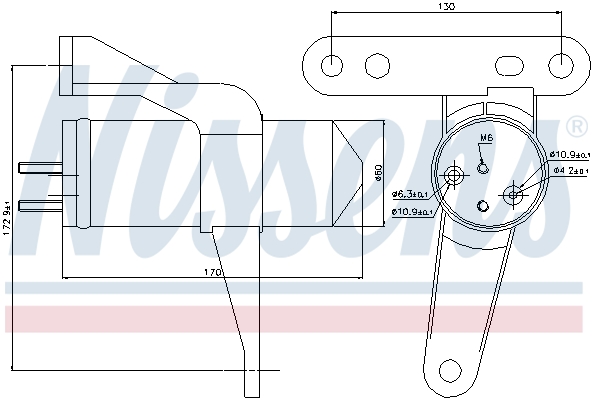 NISSENS 95470 изсушител,...