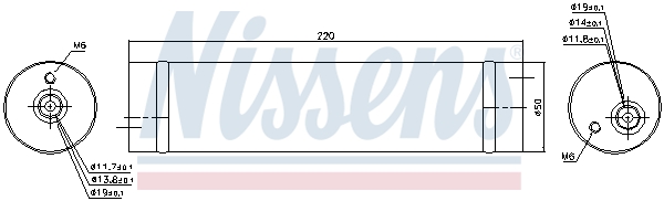 NISSENS 95473 изсушител,...