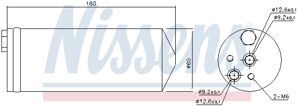 NISSENS 95485 изсушител,...