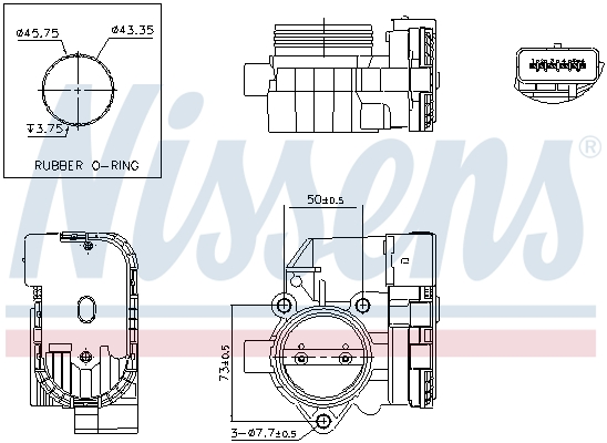 NISSENS 955006 ** FIRST FIT...