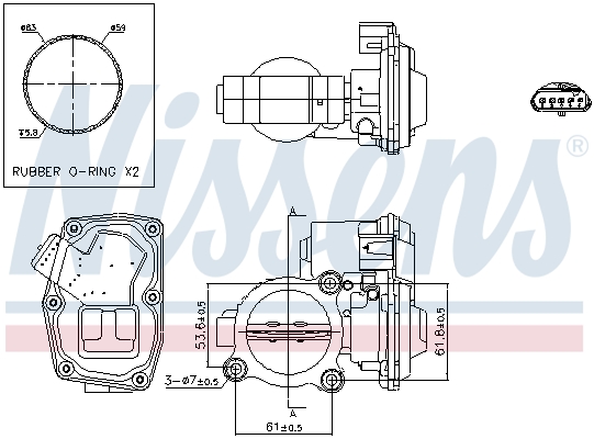 NISSENS 955089 ** FIRST FIT...