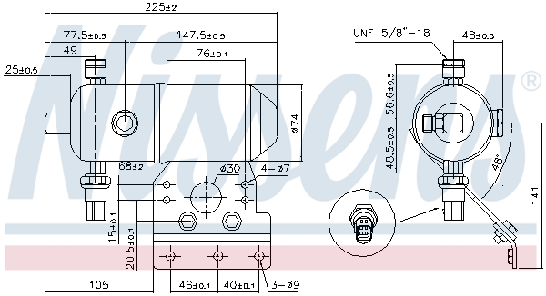 NISSENS 95521 изсушител,...