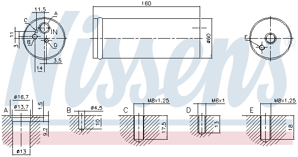 NISSENS 95524 изсушител,...