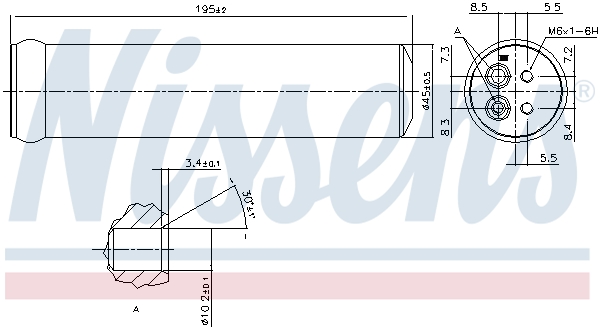 NISSENS 95569 изсушител,...