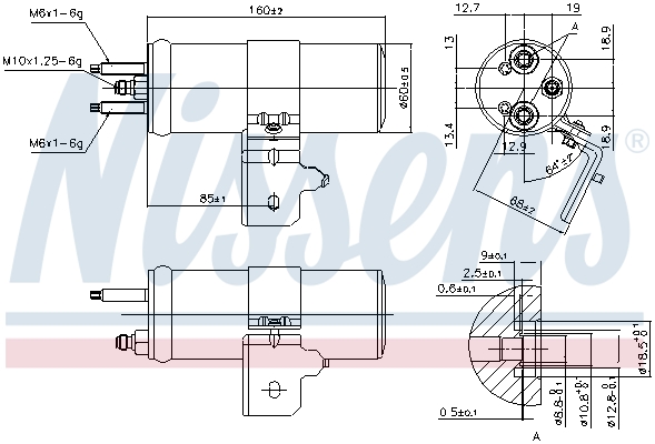 NISSENS 95624 изсушител,...