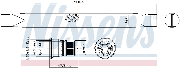 NISSENS 95762 изсушител,...