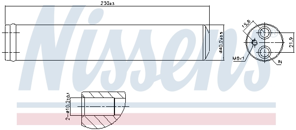 NISSENS 95801 изсушител,...