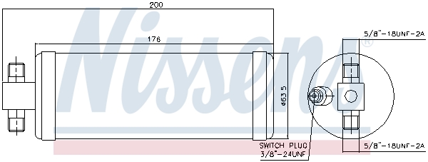 NISSENS 95977 изсушител,...