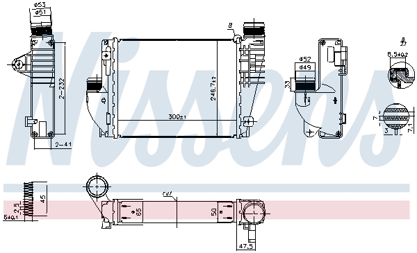 NISSENS 961523 Intercooler