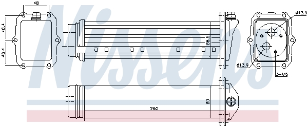 NISSENS 96432 интеркулер...