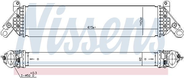 NISSENS 96485 Intercooler