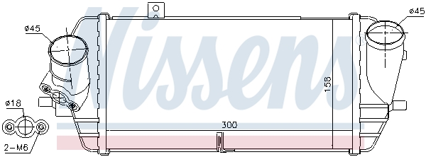 NISSENS 96539 Intercooler