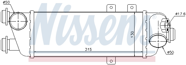 NISSENS 96562 интеркулер...