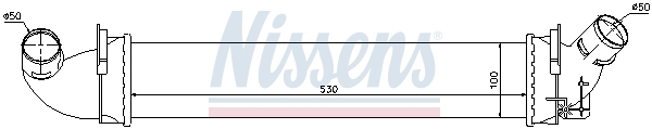 NISSENS 96602 интеркулер...