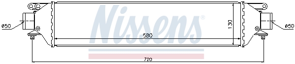 NISSENS 96630 интеркулер...