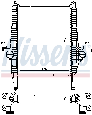 NISSENS 97067 Intercooler