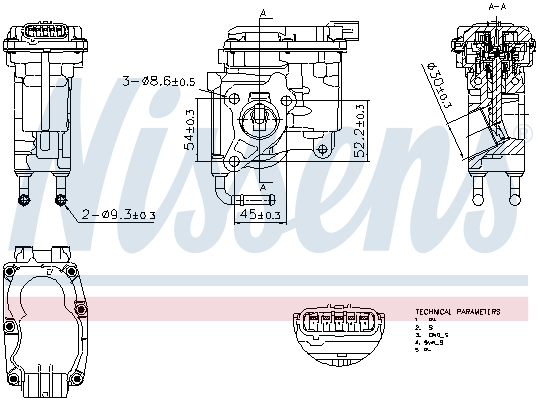 NISSENS 98507 EGR Valve for...