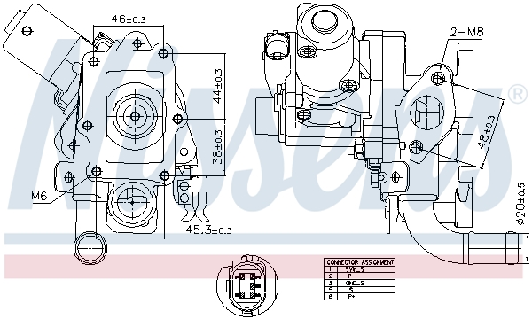 NISSENS 98514 EGR Valve for...