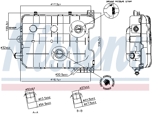 NISSENS 996021 ** FIRST FIT...