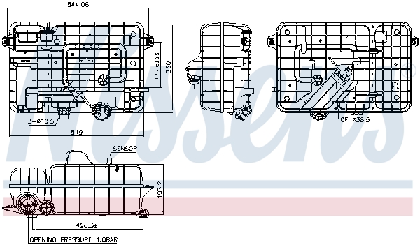 NISSENS 996038 ** FIRST FIT...