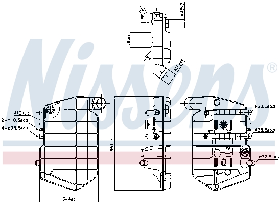 NISSENS 996042 Serbatoio...