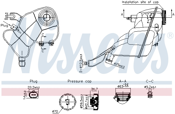 NISSENS 996204 разширителен...