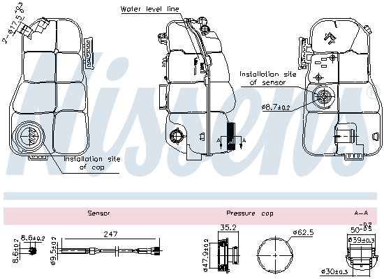 NISSENS 996216 ** FIRST FIT...