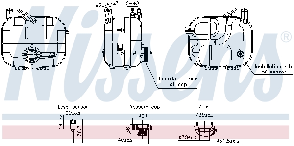 NISSENS 996243 ** FIRST FIT...