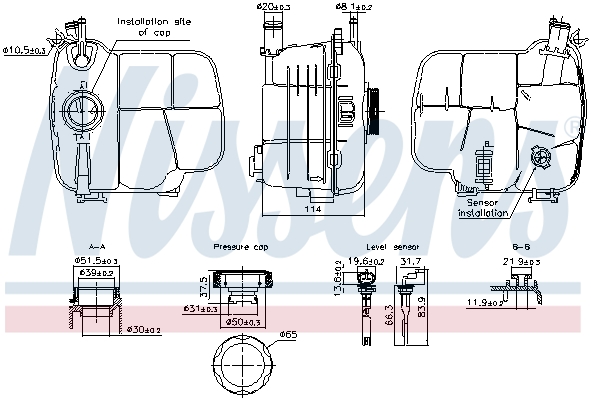 NISSENS 996305 разширителен...