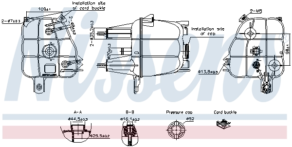 NISSENS 996307 разширителен...