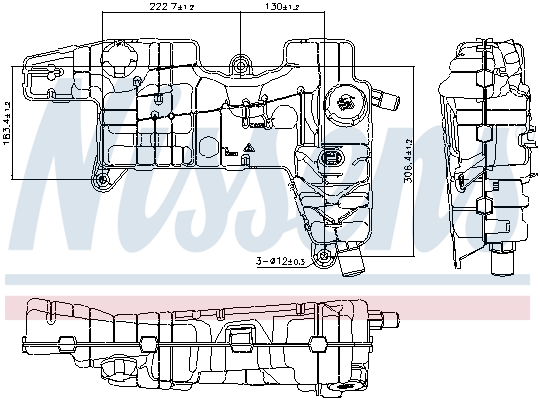 NISSENS 996310 Δοχείο...