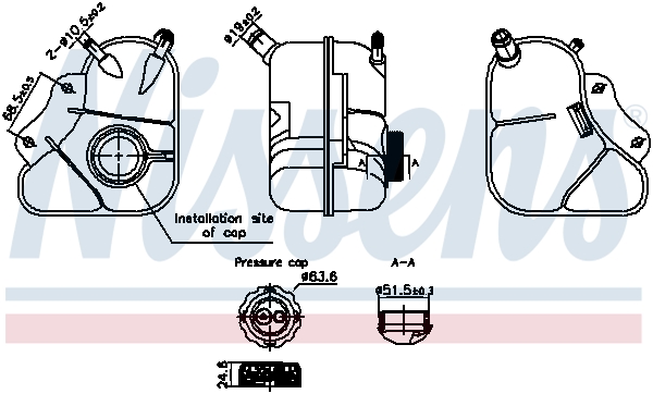 NISSENS 996354 Serbatoio...