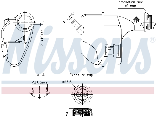 NISSENS 996355 разширителен...