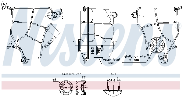 NISSENS 996360 разширителен...