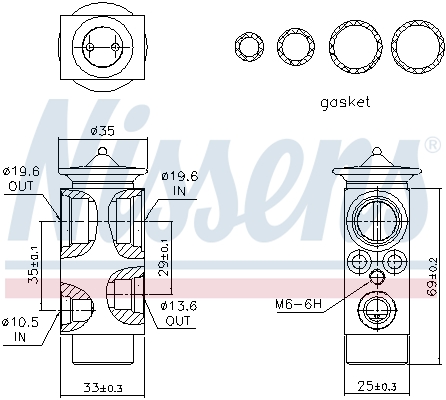 NISSENS 999321 ** FIRST FIT...