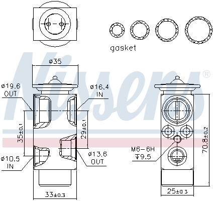 NISSENS 999322 ** FIRST FIT...