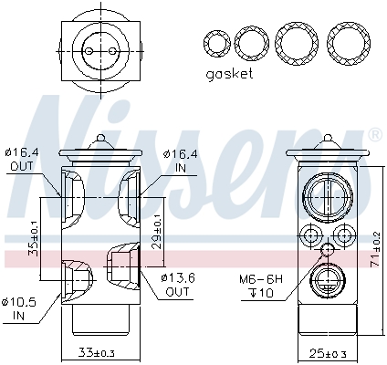 NISSENS 999326 ** FIRST FIT...